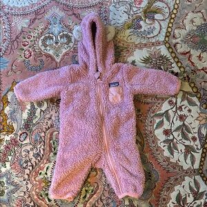 Patagonia Baby Furry Friends Bunting Size 3-6 Month Girls
